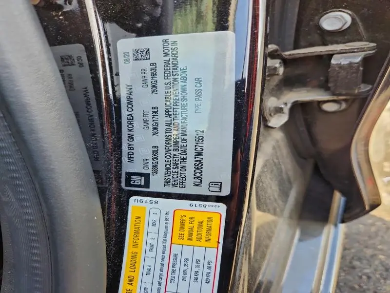 2021 CHEVROLET SPARK 1LT  