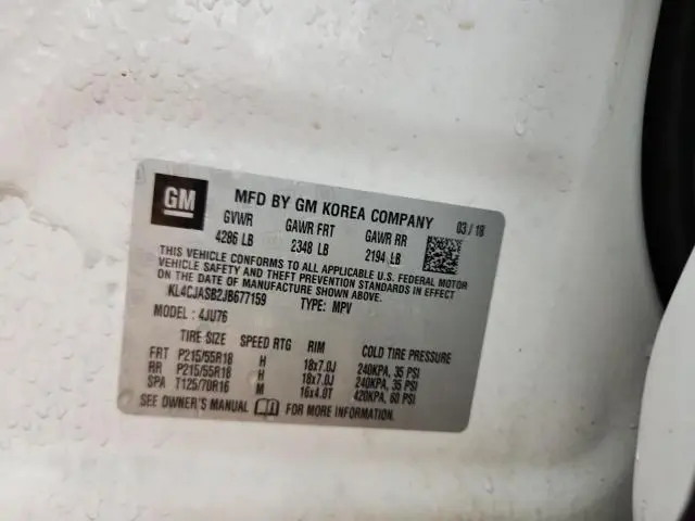 2018 BUICK ENCORE PREFERRED  