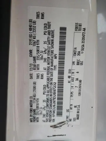 2014 FORD ESCAPE TITANIUM  