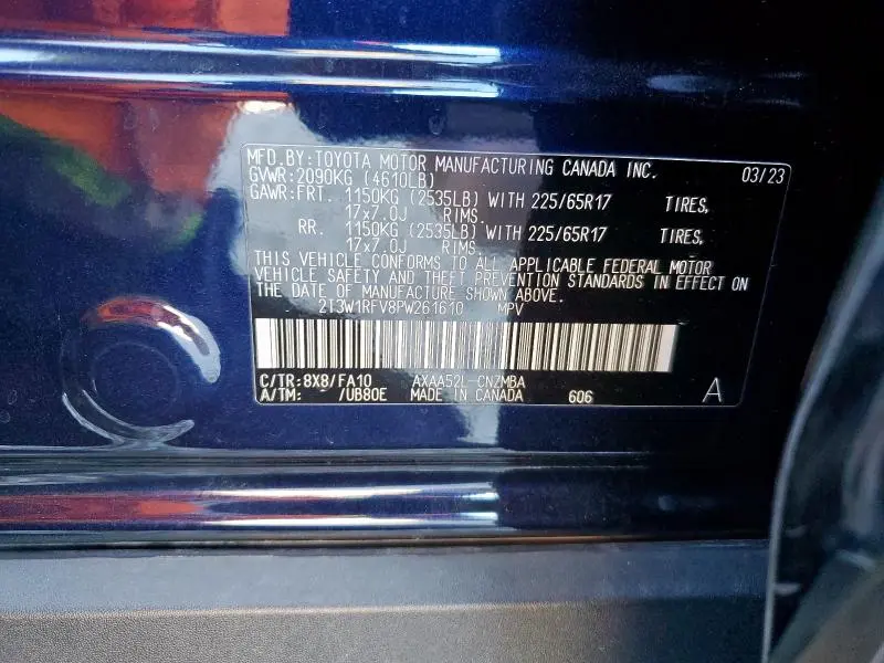 2023 TOYOTA RAV4 XLE  