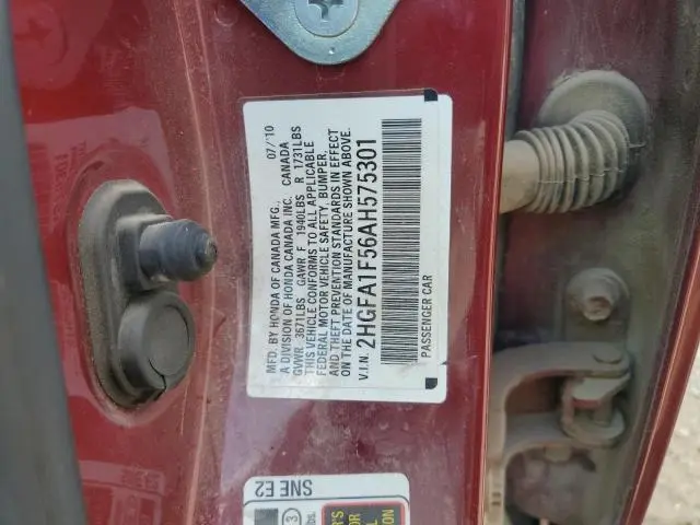 2010 HONDA CIVIC LX  
