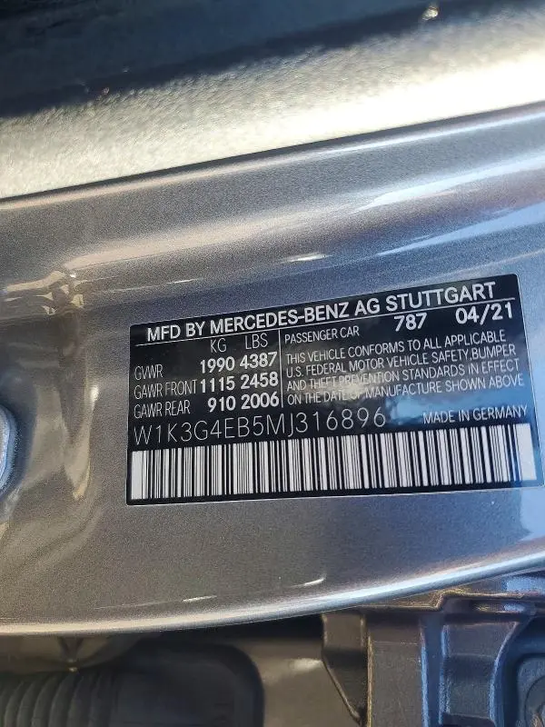 2021 MERCEDES-BENZ A 220  