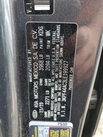 2020 KIA FORTE GT  