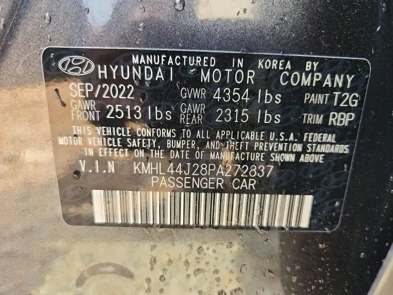 2023 HYUNDAI SONATA SEL PLUS  