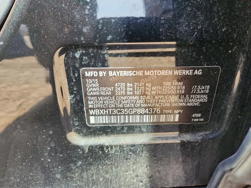 2016 BMW X1 XDRIVE28I  
