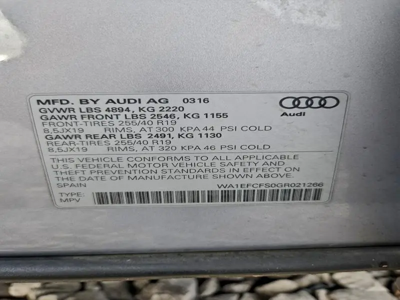 2016 AUDI Q3 PREMIUM PLUS  