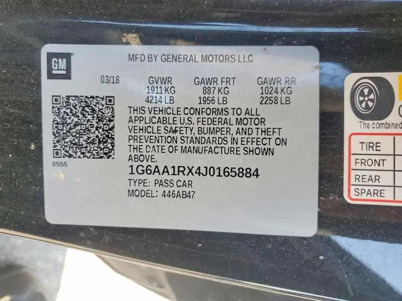 2018 CADILLAC ATS   