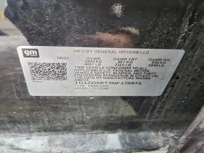 2022 CHEVROLET MALIBU LT  