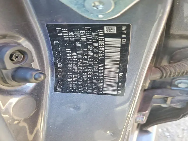 2018 HONDA CIVIC EXL  