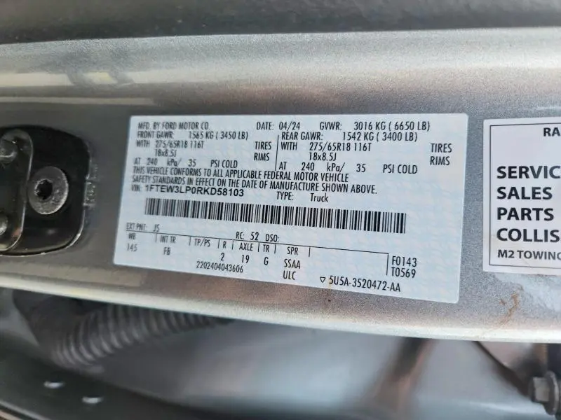 2024 FORD F150 XLT  