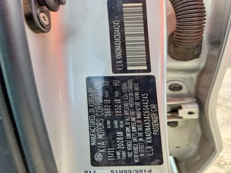 2012 KIA RIO EX  