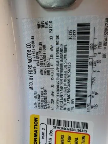 2025 FORD BRONCO SPORT OUTER BANKS  