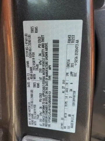 2014 FORD ESCAPE TITANIUM  