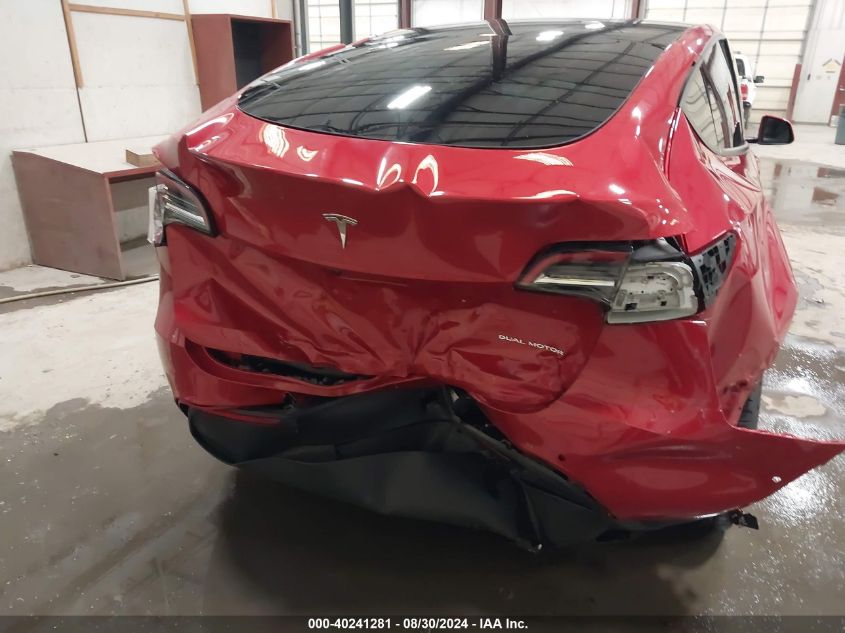 2021 TESLA MODEL Y LONG RANGE DUAL MOTOR ALL-WHEEL DRIVE