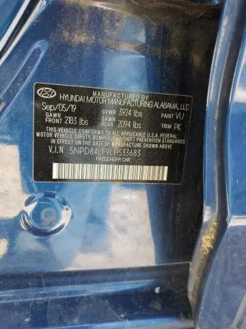 2020 HYUNDAI ELANTRA SEL
