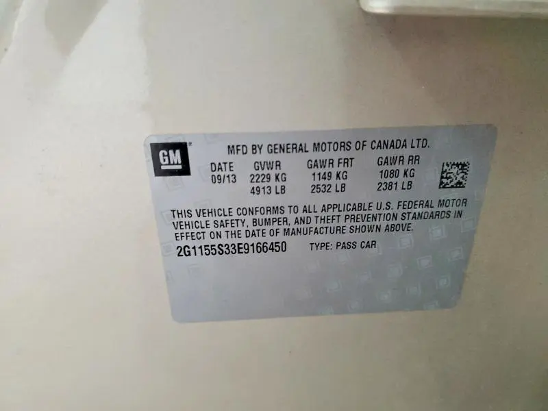 2014 CHEVROLET IMPALA LTZ  