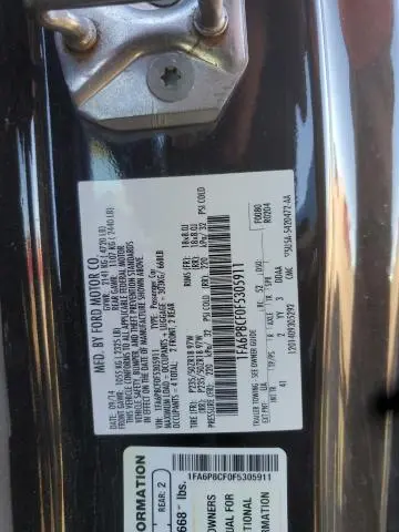 2015 FORD MUSTANG GT  