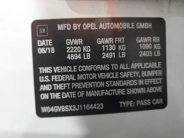 2018 BUICK REGAL TOURX ESSENCE