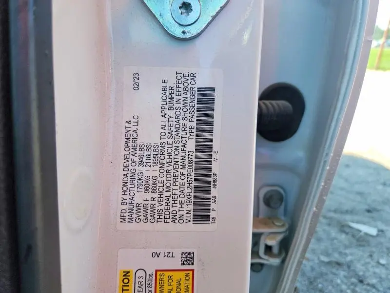 2023 HONDA CIVIC LX  