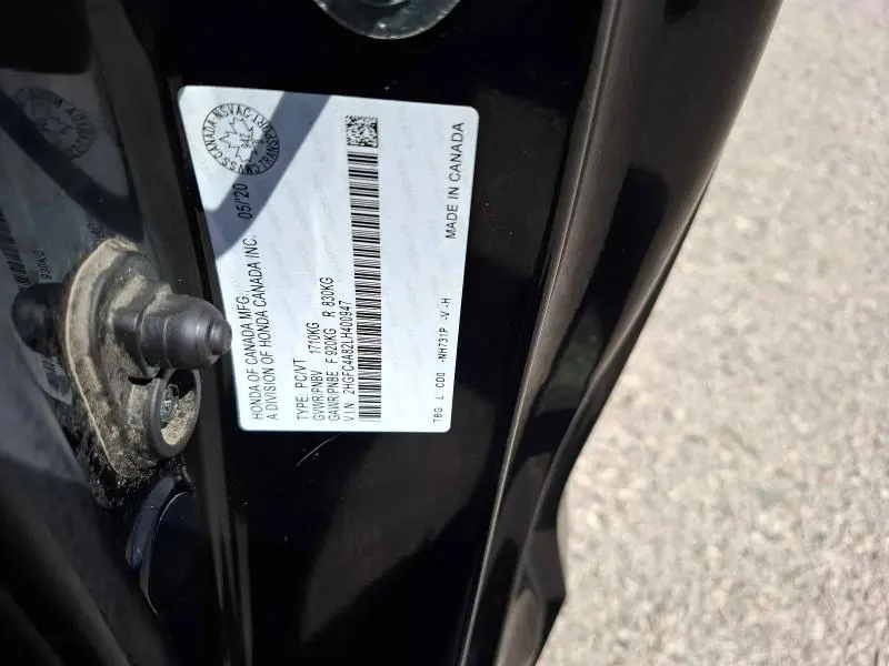 2020 HONDA CIVIC SPORT  