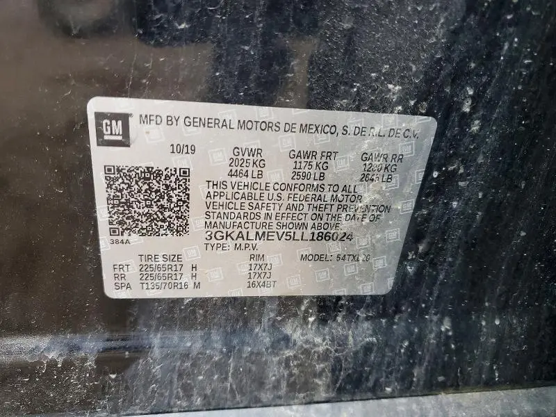 2020 GMC TERRAIN SLE  