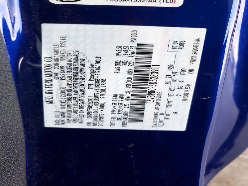 2013 FORD MUSTANG GT  