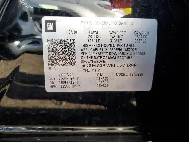 2020 BUICK ENCLAVE PREFERRED  