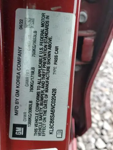 2022 CHEVROLET SPARK LS  