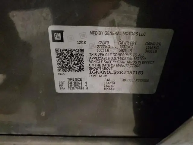 2019 GMC ACADIA SLT-1  