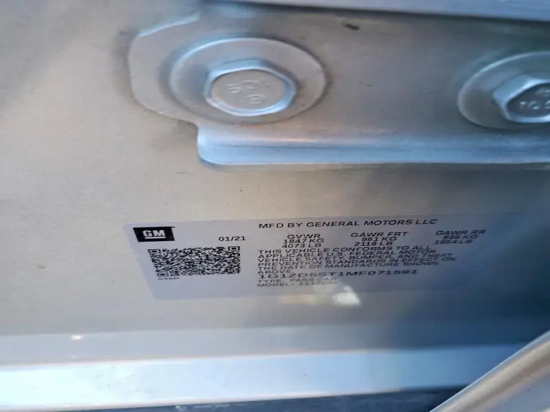 2021 CHEVROLET MALIBU LT  