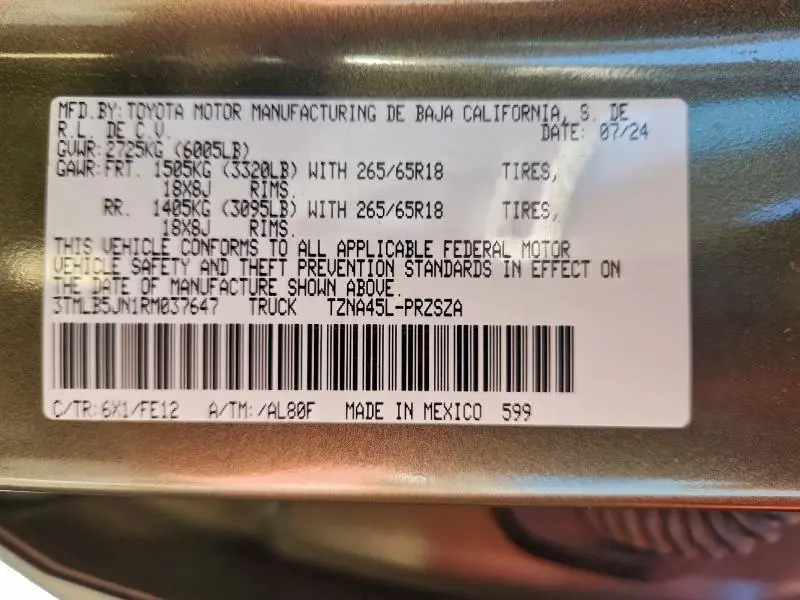 2024 TOYOTA TACOMA DOUBLE CAB  