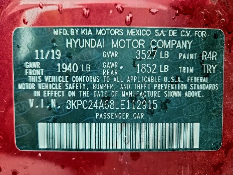 2020 HYUNDAI ACCENT SE  