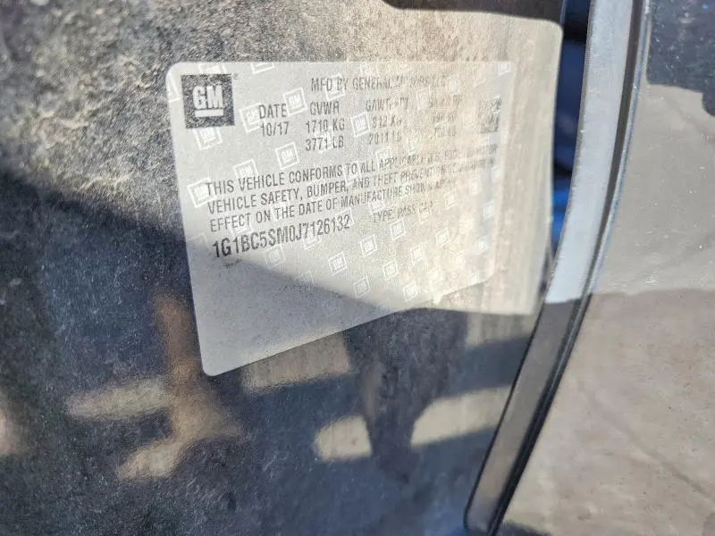 2018 CHEVROLET CRUZE LS  