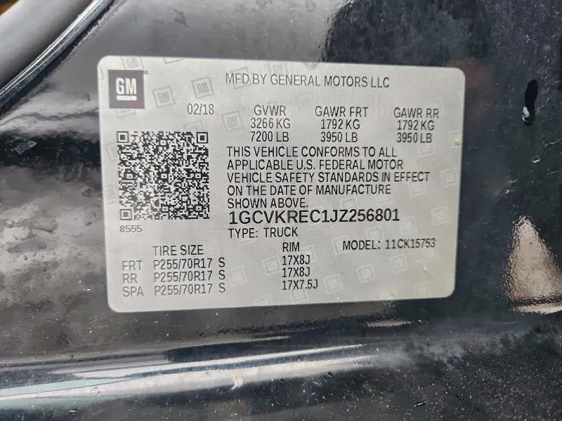 2018 CHEVROLET SILVERADO K1500 LT  