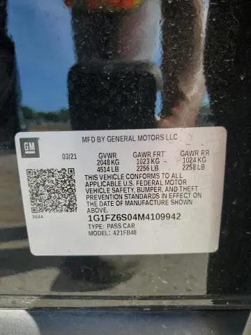 2021 CHEVROLET BOLT EV PREMIER  