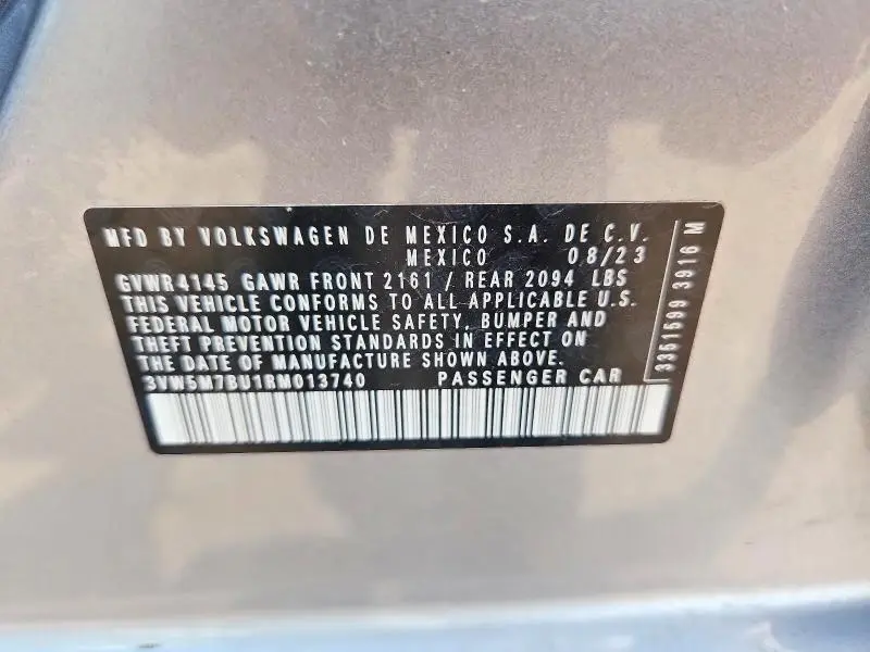 2024 VOLKSWAGEN JETTA S  