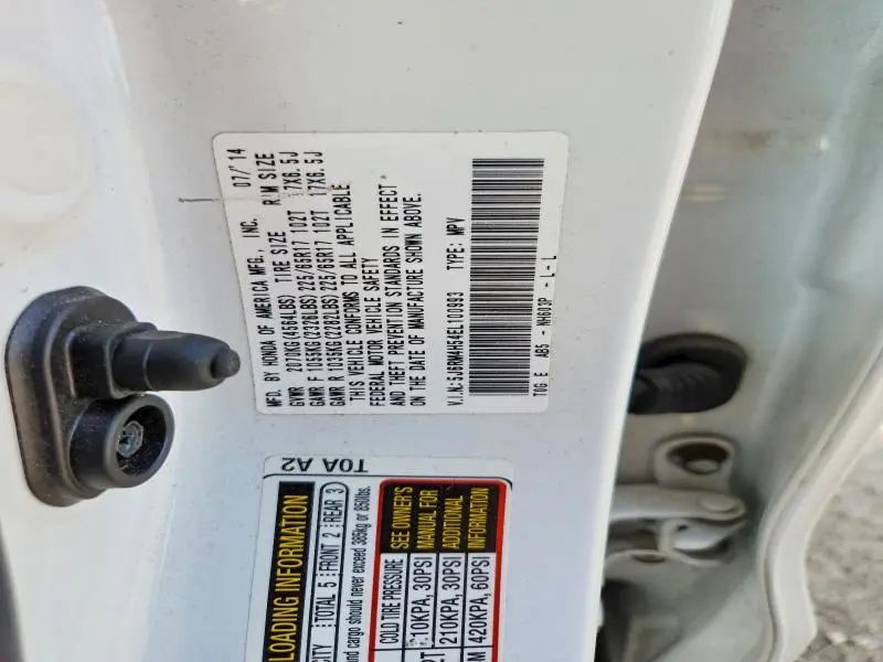 2014 HONDA CR-V EX  
