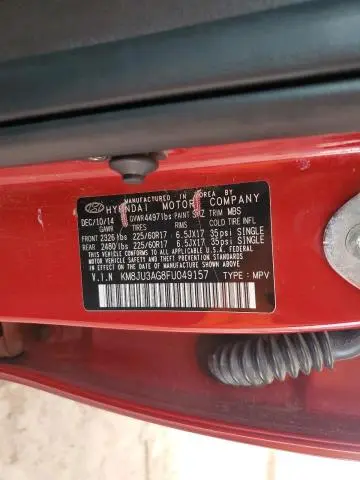 2015 HYUNDAI TUCSON LIMITED  