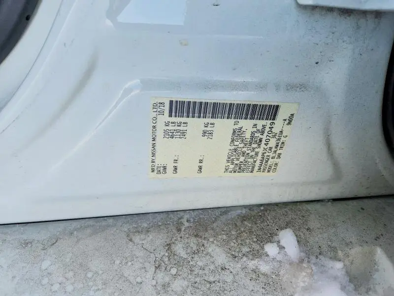 2018 NISSAN MAXIMA 3.5S  