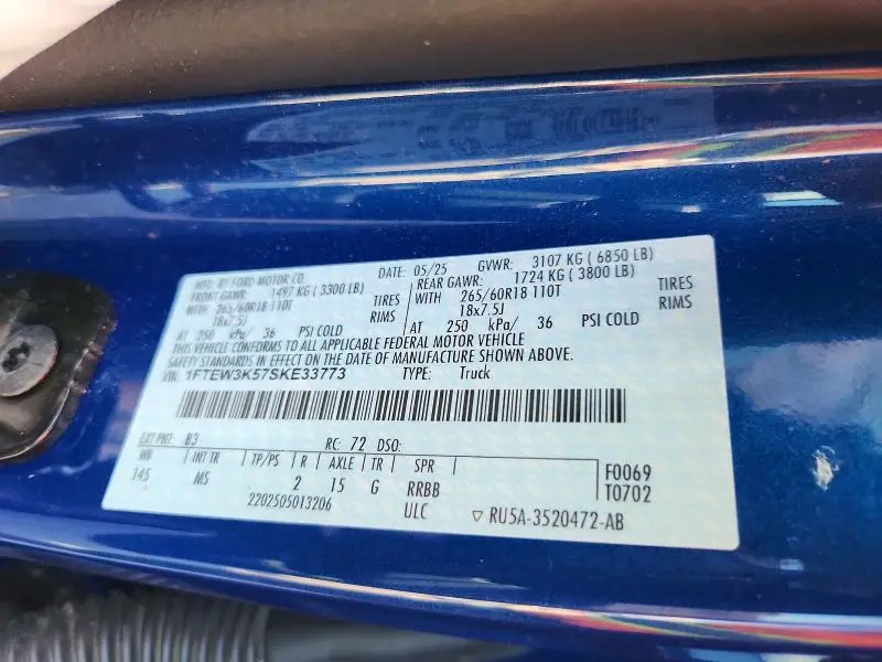 2025 FORD F150 XLT  