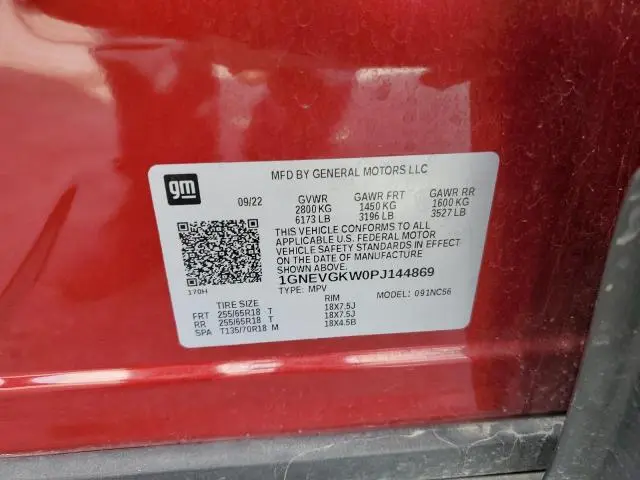 2023 CHEVROLET TRAVERSE LT