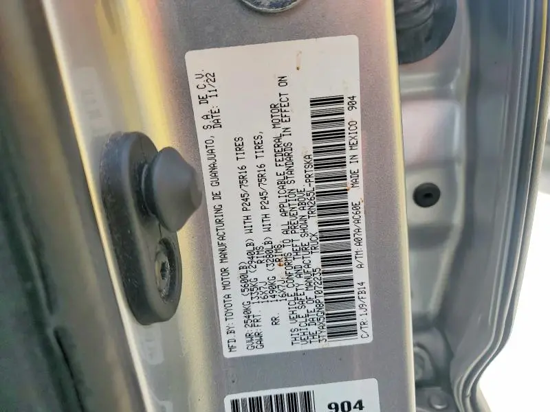 2023 TOYOTA TACOMA SR  