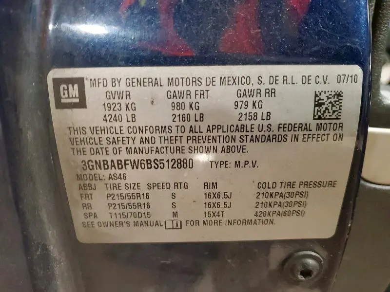 2011 CHEVROLET HHR LT  