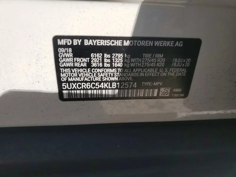 2019 BMW X5 XDRIVE40I  