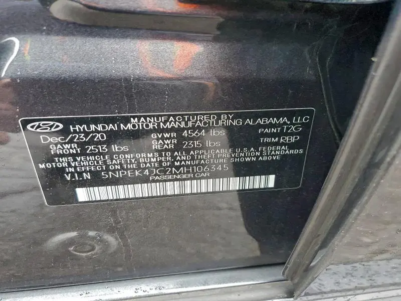 2021 HYUNDAI SONATA N LINE  