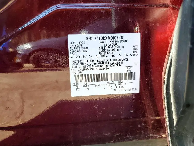 2024 FORD EDGE SEL  