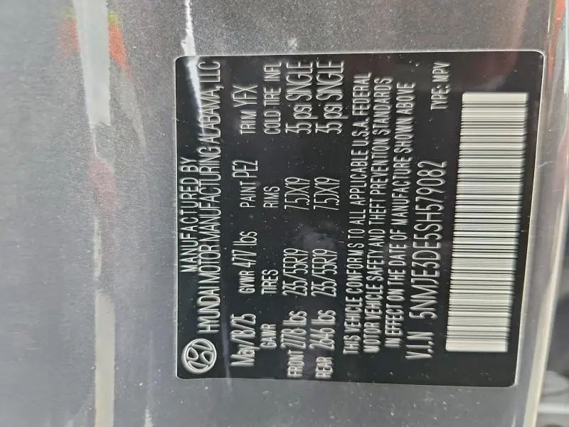 2025 HYUNDAI TUCSON LIMITED  