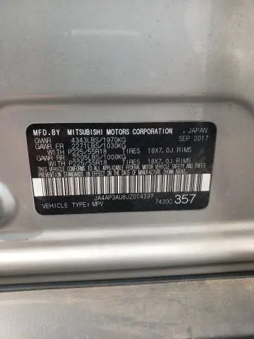 2018 MITSUBISHI OUTLANDER SPORT ES  