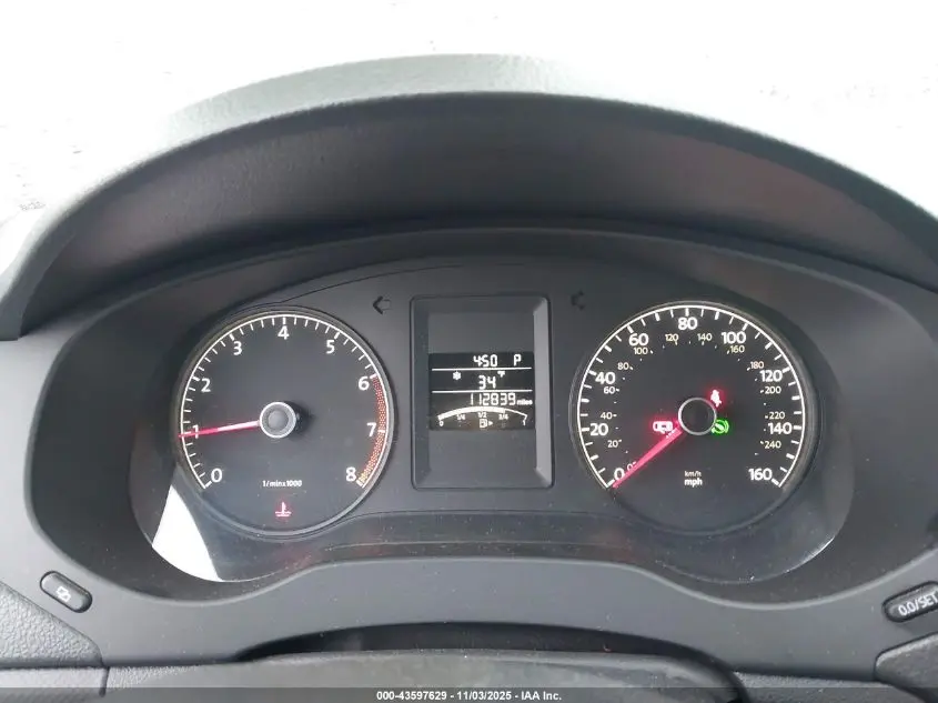 2011 VOLKSWAGEN JETTA 2.5L SE