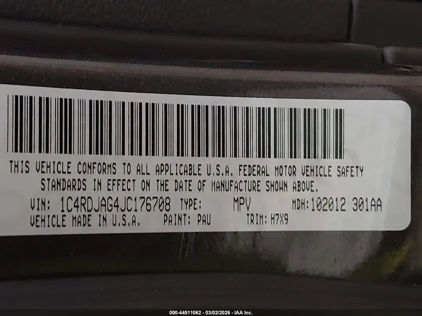2018 DODGE DURANGO SXT AWD